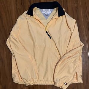 Yellow Tommy Hilfiger Golf Quart Zip Jacket Windbreaker Small